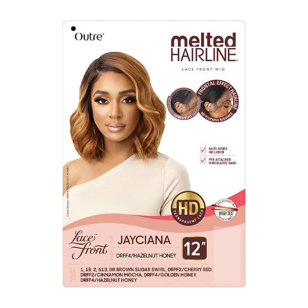 Outre Frontal Lace Wigs Outre Synthetic Melted Hairline HD Lace Front Wig - JAYCIANA