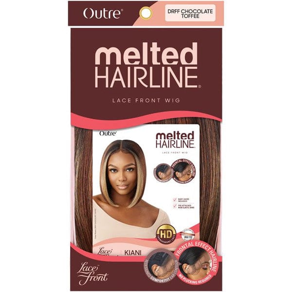 Outre Frontal Lace Wigs Outre Synthetic Melted Hairline HD Lace Front Wig - KIANI