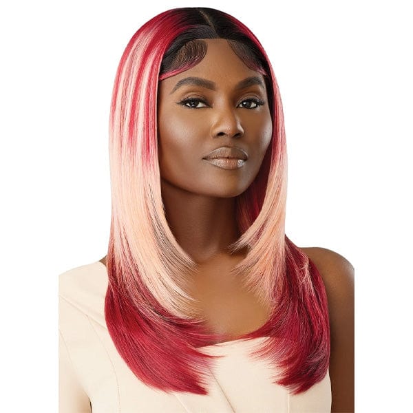 Outre Frontal Lace Wigs Outre Synthetic Melted Hairline HD Lace Front Wig - KRISTYN