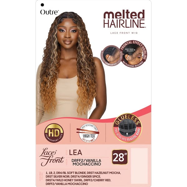 Outre Frontal Lace Wigs Outre Synthetic Melted Hairline HD Lace Front Wig - LEA