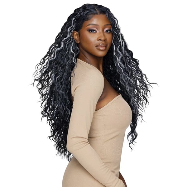 Outre Frontal Lace Wigs Outre Synthetic Melted Hairline HD Lace Front Wig - LEA