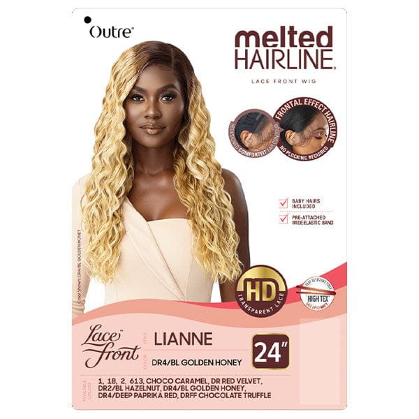 Outre Frontal Lace Wigs Outre Synthetic Melted Hairline HD Lace Front Wig - LIANNE