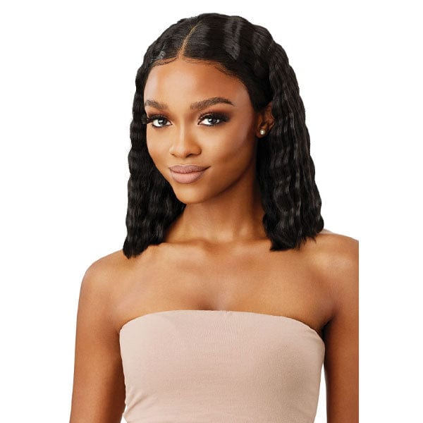 Outre Frontal Lace Wigs Outre Synthetic Melted Hairline HD Lace Front Wig - LILYANA BOB 12"