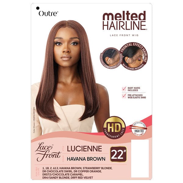 Outre Frontal Lace Wigs Outre Synthetic Melted Hairline HD Lace Front Wig - LUCIENNE