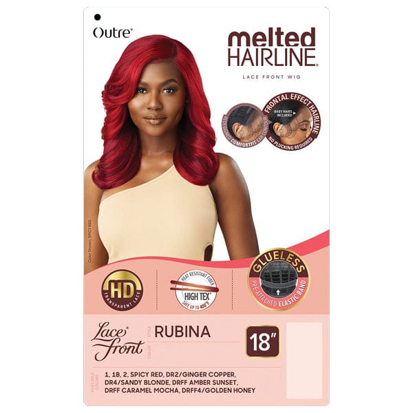 Outre Frontal Lace Wigs Outre Synthetic Melted Hairline HD Lace Front Wig - RUBINA