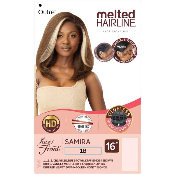 Outre Frontal Lace Wigs Outre Synthetic Melted Hairline HD Lace Front Wig - SAMIRA