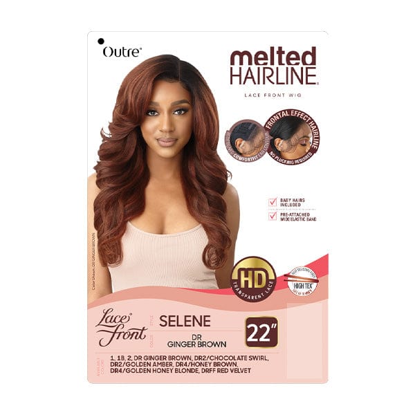 Outre Frontal Lace Wigs Outre Synthetic Melted Hairline HD Lace Front Wig - SELENE