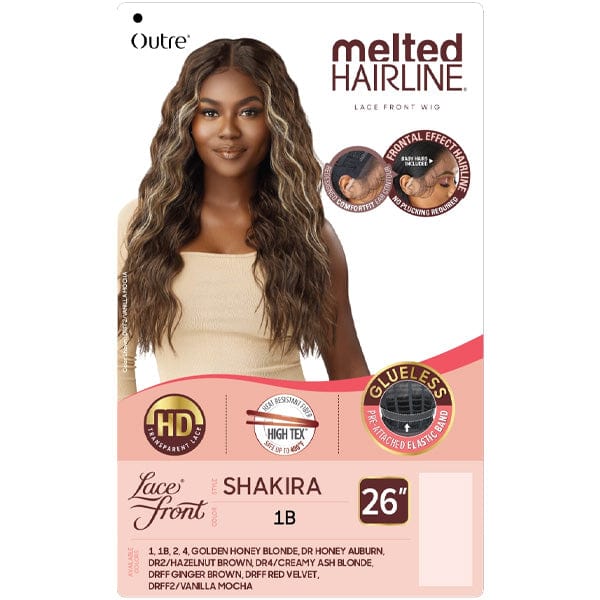 Outre Frontal Lace Wigs Outre Synthetic Melted Hairline HD Lace Front Wig - SHAKIRA