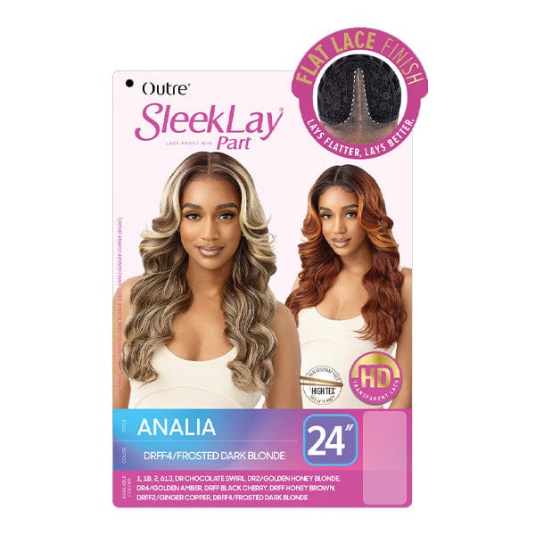 Outre Frontal Lace Wigs Outre Synthetic Sleeklay Part HD Lace Front Wig - ANALIA