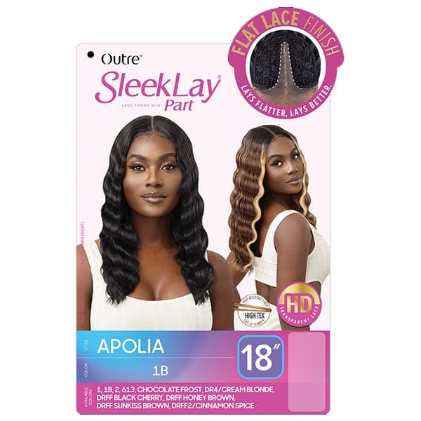 Outre Frontal Lace Wigs Outre Synthetic Sleeklay Part HD Lace Front Wig - APOLIA