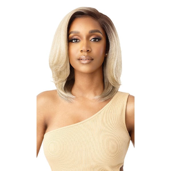 Outre Frontal Lace Wigs Outre Synthetic Sleeklay Part HD Lace Front Wig - ARA