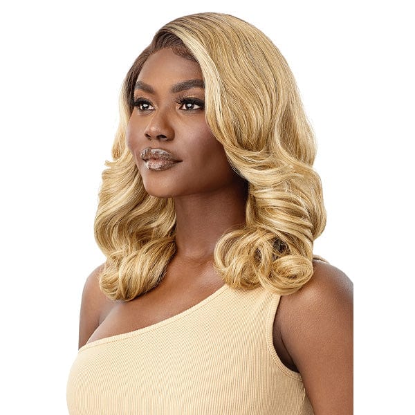 Outre Frontal Lace Wigs Outre Synthetic Sleeklay Part HD Lace Front Wig - FLARA