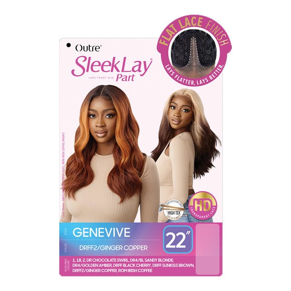 Outre Frontal Lace Wigs Outre Synthetic Sleeklay Part HD Lace Front Wig - GENEVIVE