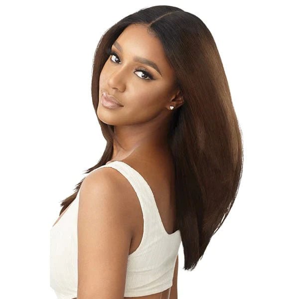 Outre Synthetic Sleeklay Part HD Lace Front Wig - LILIBETH - EgoWigs.com-1 - BLACK