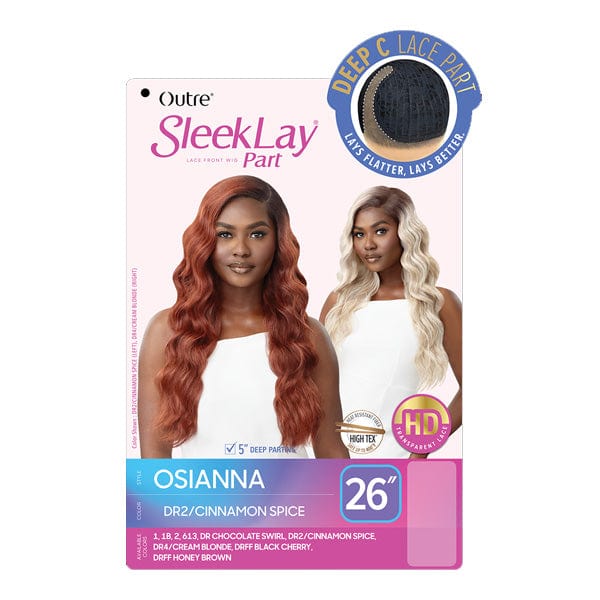 Outre Frontal Lace Wigs Outre Synthetic Sleeklay Part HD Lace Front Wig - OSIANNA