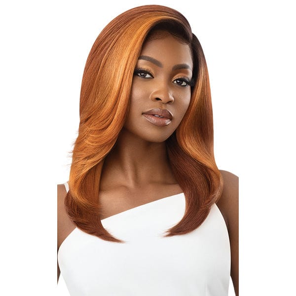 Outre Frontal Lace Wigs Outre Synthetic Sleeklay Part HD Lace Front Wig -  VERNISHA