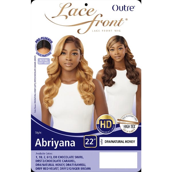 Outre Frontal Lace Wigs Outre Synthetic Swiss HD Lace Front Wig - ABRIYANA