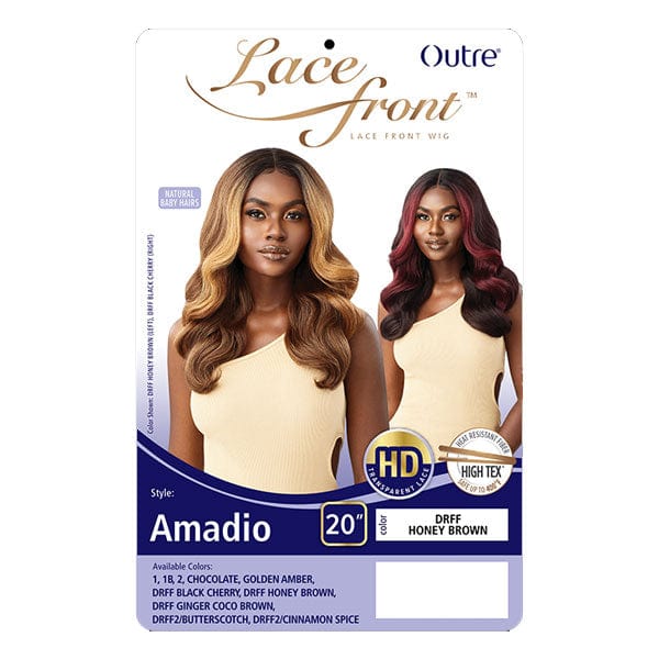 Outre Frontal Lace Wigs Outre Synthetic Swiss HD Lace Front Wig - AMADIO