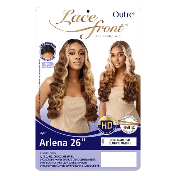 Outre Frontal Lace Wigs Outre Synthetic Swiss HD Lace Front Wig - ARLENA 26"