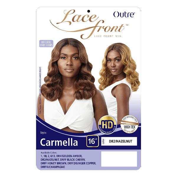 Outre Frontal Lace Wigs Outre Synthetic Swiss HD Lace Front Wig - CARMELLA