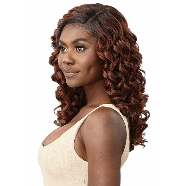 Outre Synthetic Swiss HD Lace Front Wig - CHRISTA - EgoWigs.com-1 - BLACK