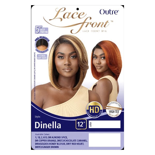 Outre Frontal Lace Wigs Outre Synthetic Swiss HD Lace Front Wig - DINELLA