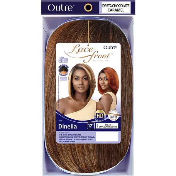 Outre Frontal Lace Wigs Outre Synthetic Swiss HD Lace Front Wig - DINELLA