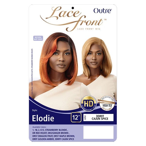 Outre Frontal Lace Wigs Outre Synthetic Swiss HD Lace Front Wig - ELODIE