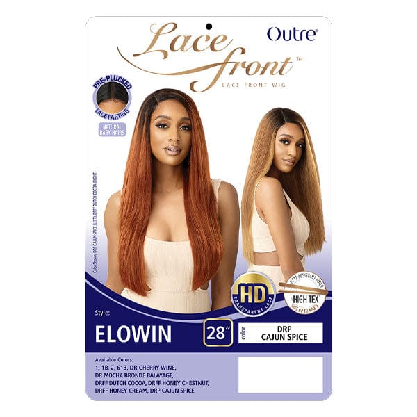 Outre Frontal Lace Wigs Outre Synthetic Swiss HD Lace Front Wig - ELOWIN