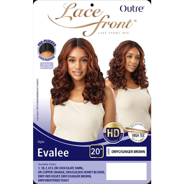 Outre Frontal Lace Wigs Outre Synthetic Swiss HD Lace Front Wig - EVALEE