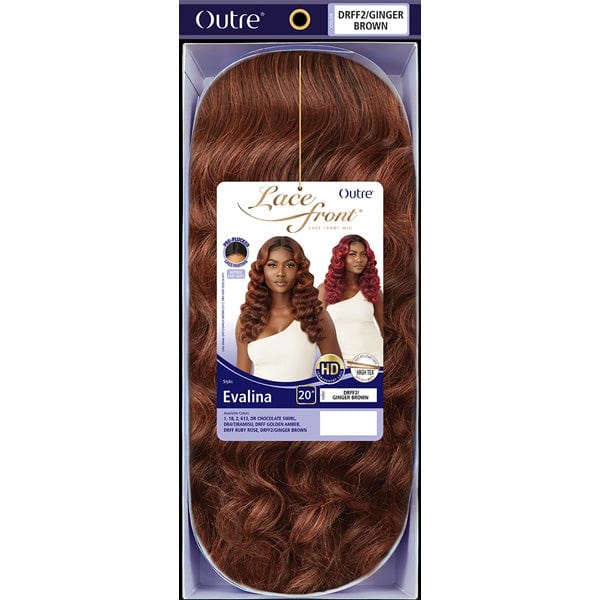 Outre Frontal Lace Wigs Outre Synthetic Swiss HD Lace Front Wig - EVALINA