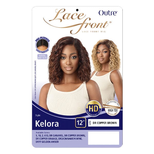 Outre Synthetic Swiss HD Lace Front Wig - KELORA - EgoWigs.com-1 - BLACK