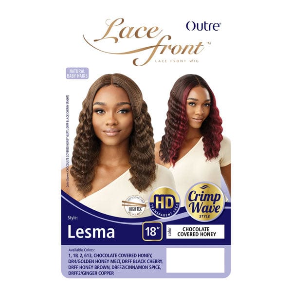 Outre Frontal Lace Wigs Outre Synthetic Swiss HD Lace Front Wig - LESMA