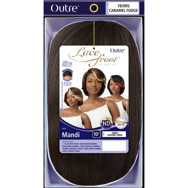 Outre Frontal Lace Wigs Outre Synthetic Swiss HD Lace Front Wig - MANDI