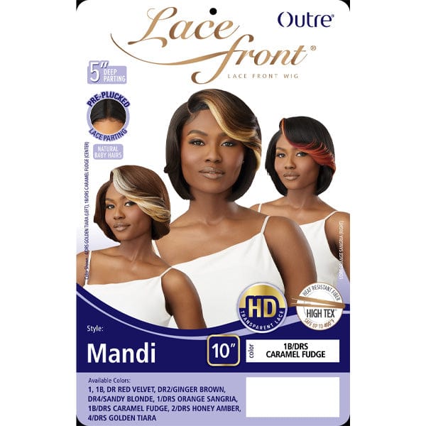 Outre Frontal Lace Wigs Outre Synthetic Swiss HD Lace Front Wig - MANDI