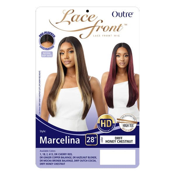 Outre Frontal Lace Wigs Outre Synthetic Swiss HD Lace Front Wig - MARCELINA