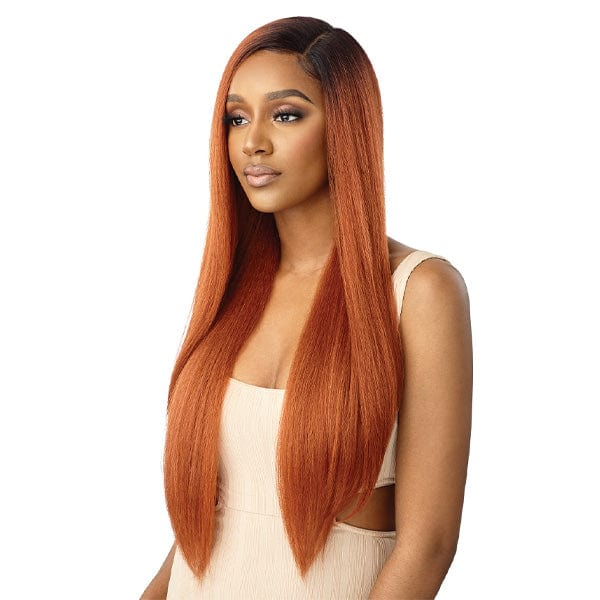 Outre Frontal Lace Wigs Outre Synthetic Swiss HD Lace Front Wig - NATURAK YAKI 30"