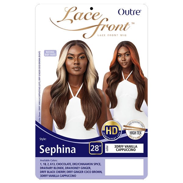 Outre Frontal Lace Wigs Outre Synthetic Swiss HD Lace Front Wig - SEPHINA