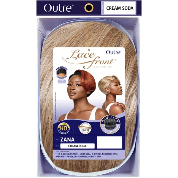 Outre Frontal Lace Wigs Outre Synthetic Swiss HD Lace Front Wig - ZANA