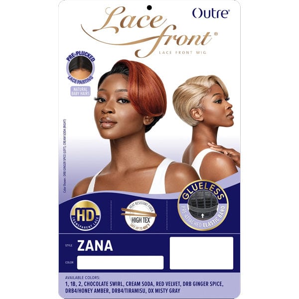 Outre Frontal Lace Wigs Outre Synthetic Swiss HD Lace Front Wig - ZANA