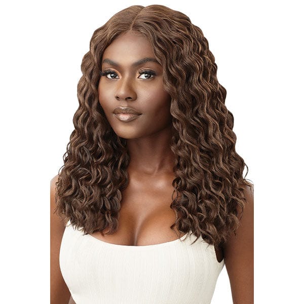 Outre Frontal Lace Wigs Outre Synthetic Swiss Wet & Wavy Lace Front Wig - PRICILLA