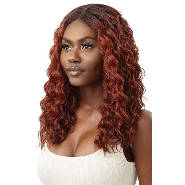 Outre Frontal Lace Wigs Outre Synthetic Swiss Wet & Wavy Lace Front Wig - PRICILLA