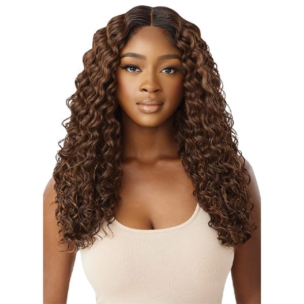 Outre Frontal Lace Wigs Outre Synthetic Swiss Wet & Wavy Lace Front Wig - YASHA