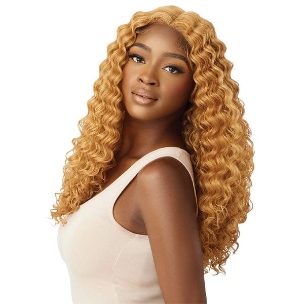 Outre Frontal Lace Wigs Outre Synthetic Swiss Wet & Wavy Lace Front Wig - YASHA