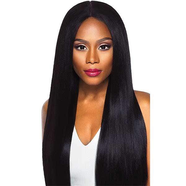 Outre Frontal Lace Wigs Outre Synthetic Swiss X Lace Front Wig - VIXEN YAKI (4 Way Part Cap Construction)