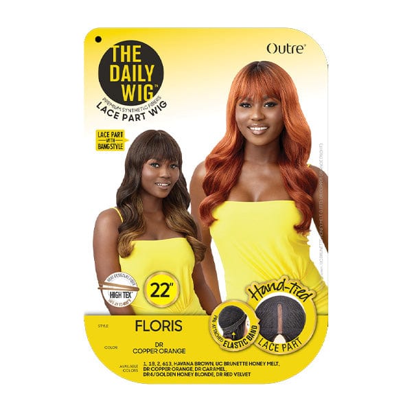 Outre Frontal Lace Wigs Outre The Daily Wig Synthetic Hair Lace Part Wig - FLORIS