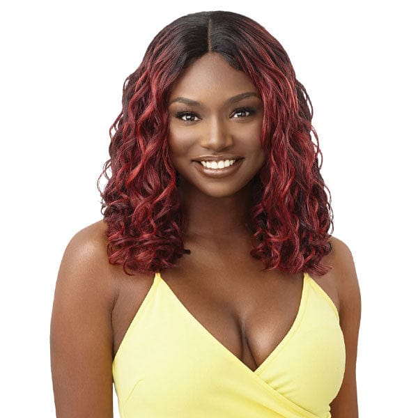 Outre The Daily Wig Synthetic Hair Lace Part Wig - HAYDEN - EgoWigs.com-1 - BLACK