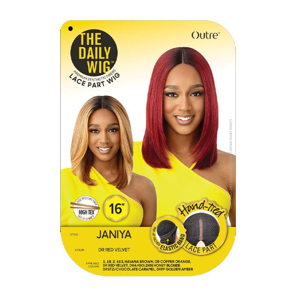 Outre Frontal Lace Wigs Outre The Daily Wig Synthetic Hair Lace Part Wig - JANIYA