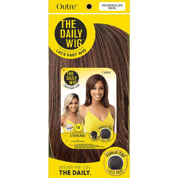 Outre Frontal Lace Wigs Outre The Daily Wig Synthetic Hair Lace Part Wig - STERLING