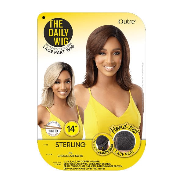 Outre Frontal Lace Wigs Outre The Daily Wig Synthetic Hair Lace Part Wig - STERLING